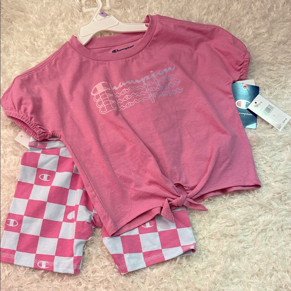 Champion Kids Pink 2pc  Set nwt